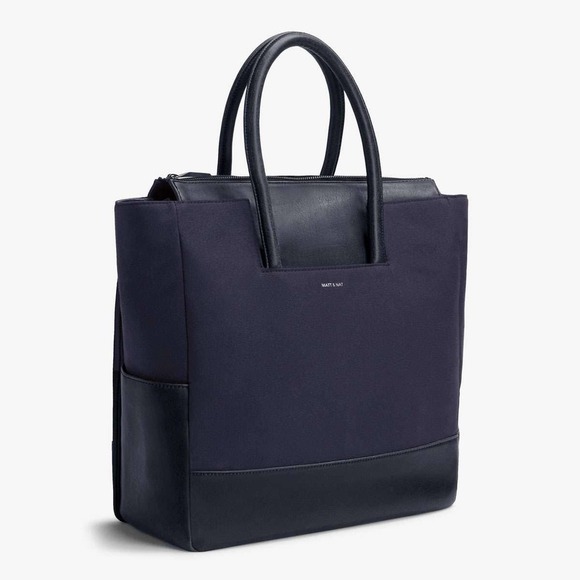 Matt and Nat PERCIO Canvas Vegan Leather Diaper Bag